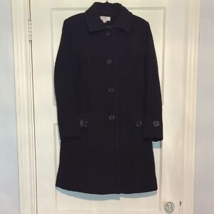 Jennifer Lopez Classic Black Pea Coat